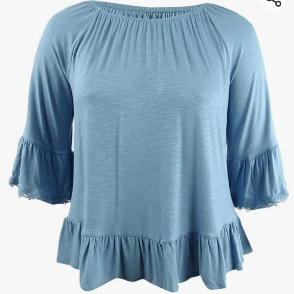 Style & Co On/Off Shoulder Top